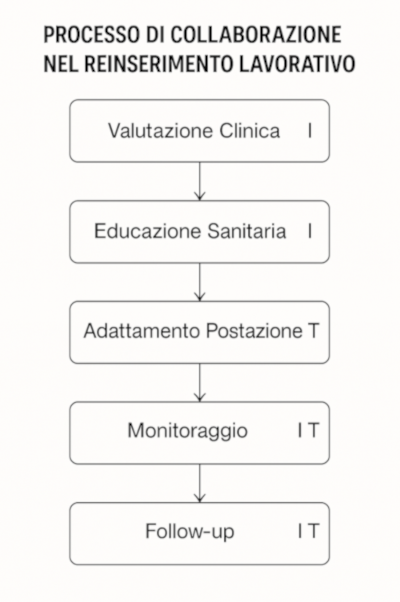 Grafico 2: Processo di reinserimento lavorativo